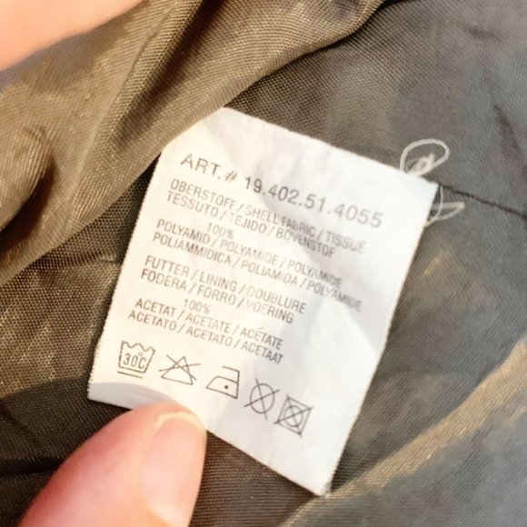 S.Oliver Jacket Olive Green Detachable Hood - Size US8 - Picture 10 of 13